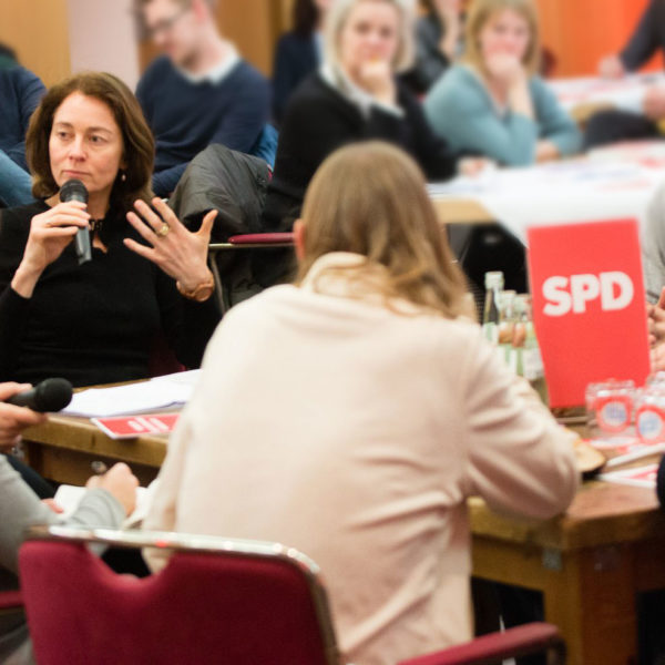 Staatsminister Martin Dulig und Bundesministerin Katharina Barley in Dresden
