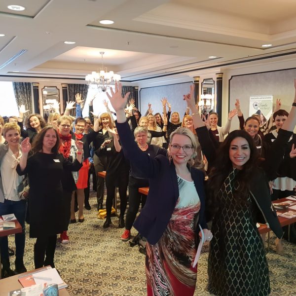 Aussteller und Gast beim Unternehmerinnen-Kongress in Berlin