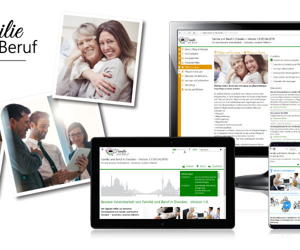 Website zur Vereinbarkeit Familie und Beruf für Dresden geht online