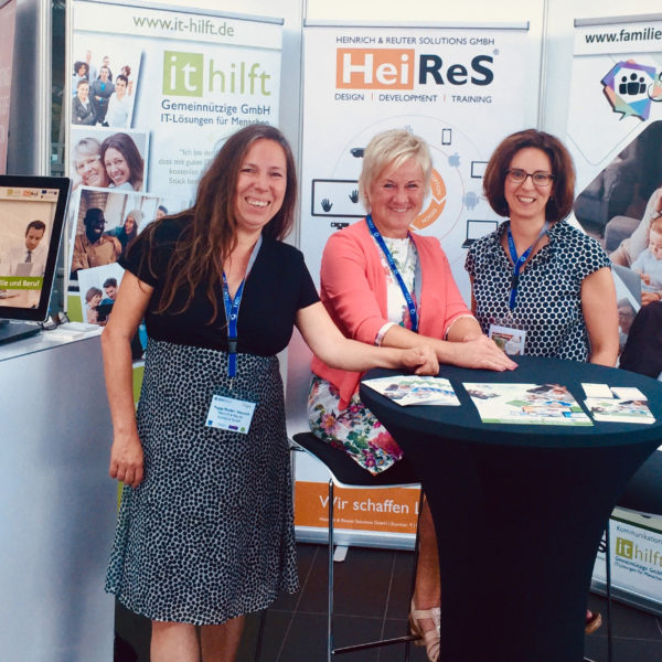 HeiReS als Aussteller zusammen mit IT hilft auf dem Silicon Saxony Day