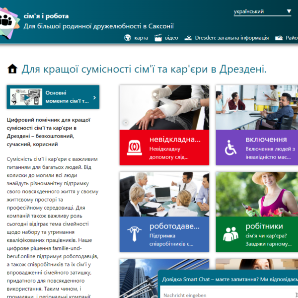 Ukrainisch wurde auf Familie und Beruf integriert